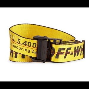 Off White Industrial Belt